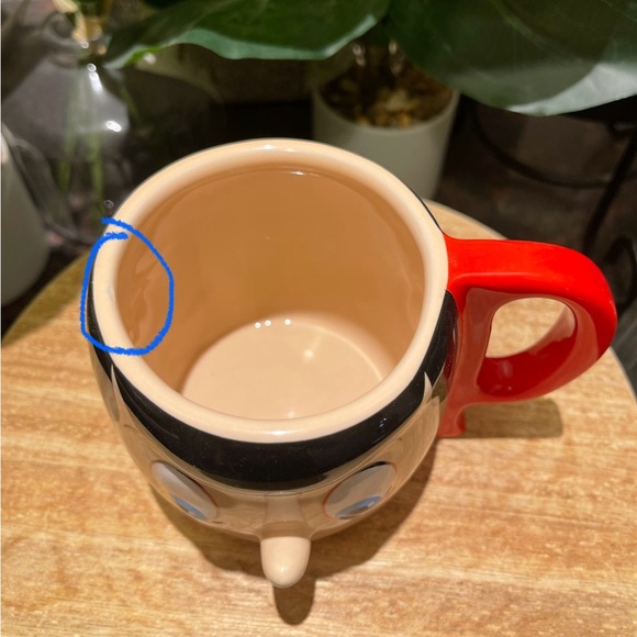 Disney Store Ceramic Pinocchio Face Coffee Tea Mug P Shape Handle 12 Oz - Picture 9 of 9